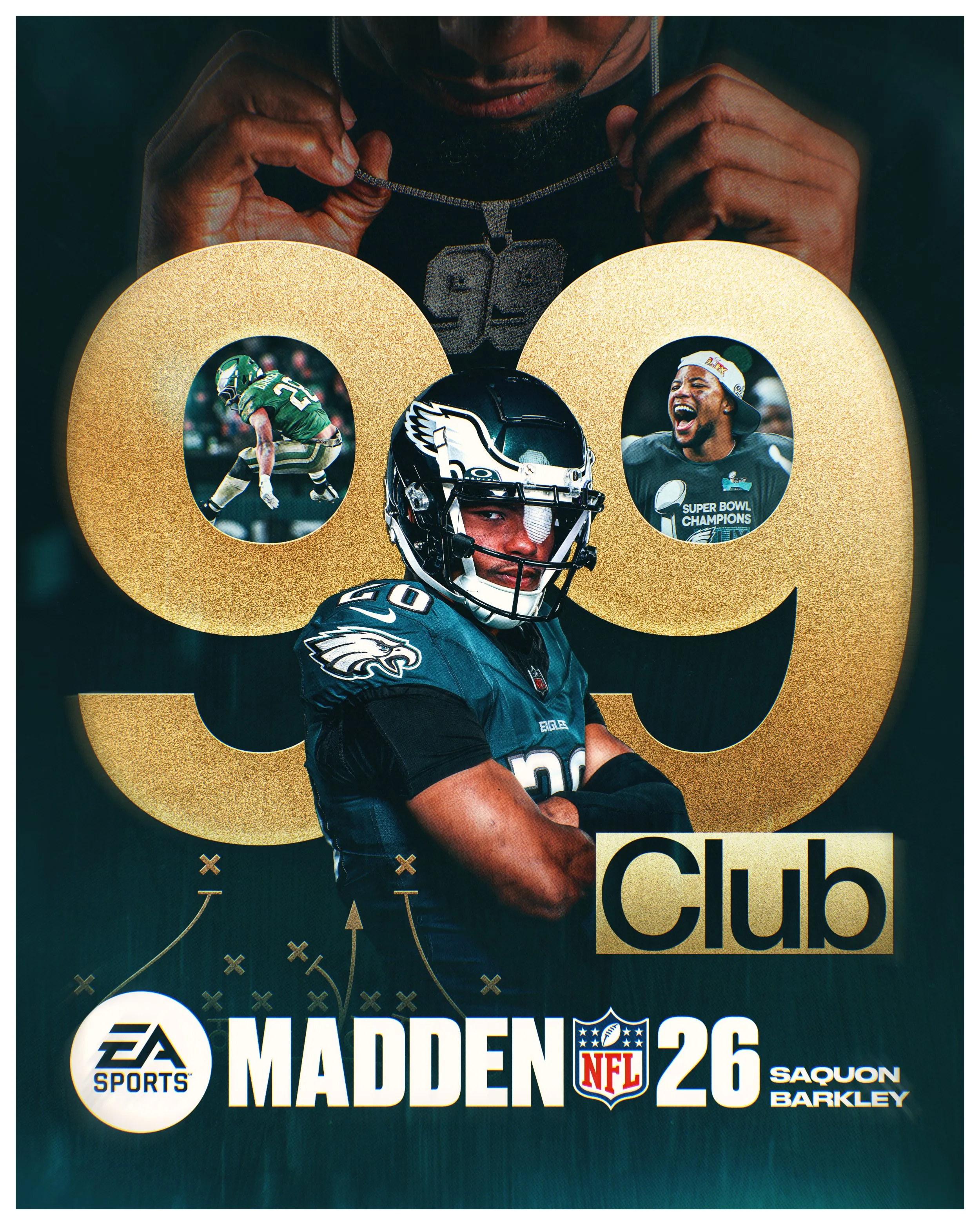 Barkley se sumó a la lista de jugadores que ha aparecido en la portada