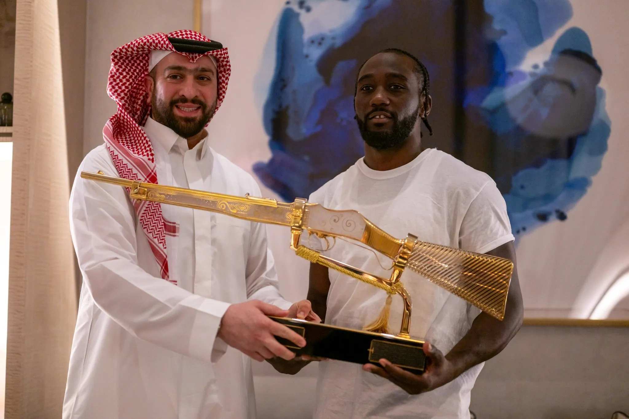 Crawford también tuvo un gran recibimiento