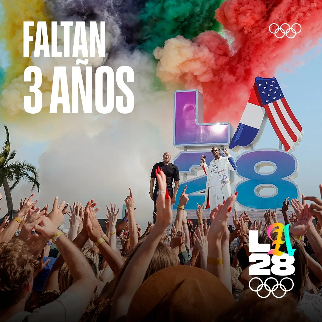 Faltan tres años para el arranque de Los Ángeles 2028