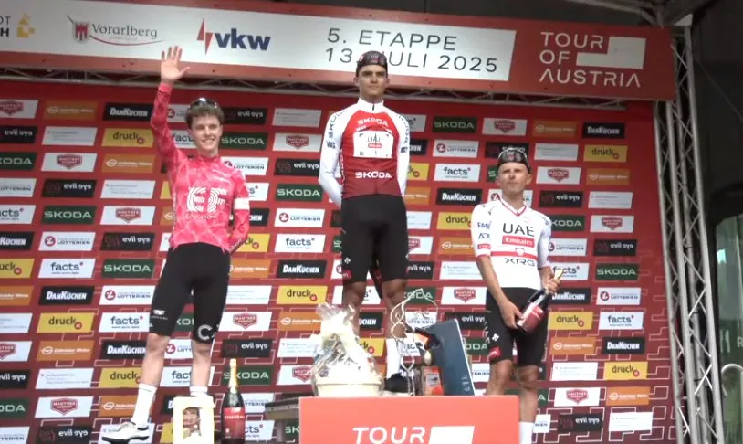 Del Toro fue el mejor ciclista general en Austria