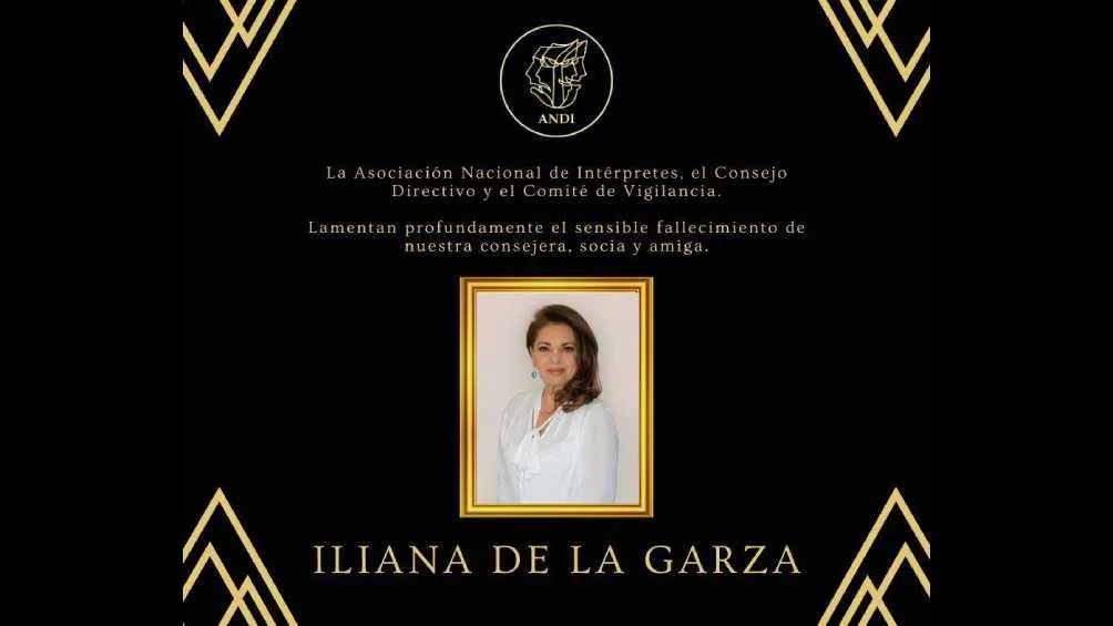 La ANDI confirmó el fallecimiento de la artista/ANDI