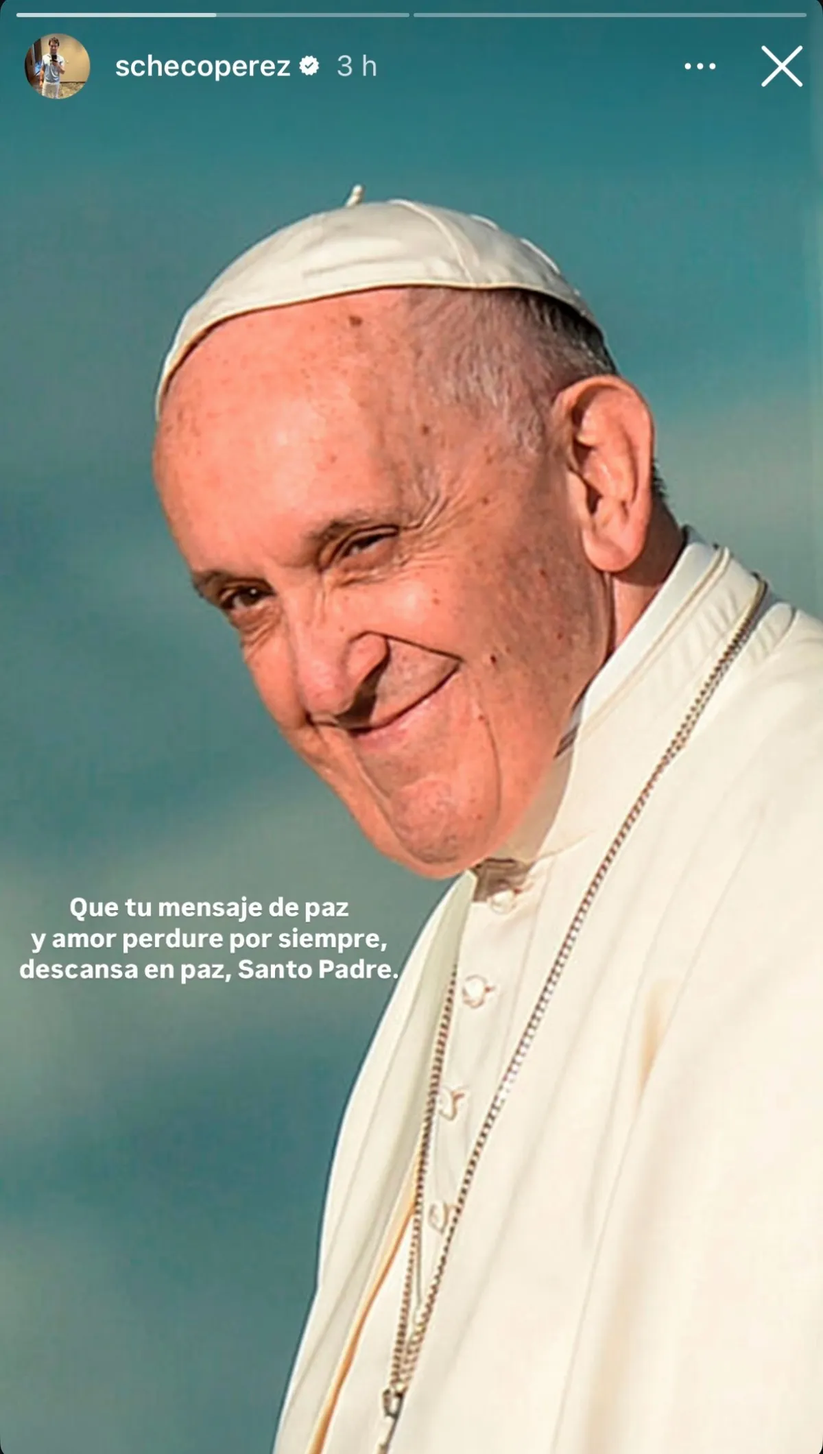 Mensaje del piloto | @schecoperez