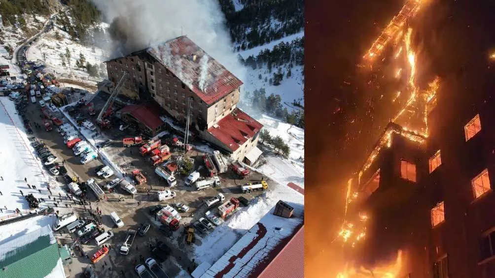 El techo y varios pisos sufrieron las principales afectaciones/X