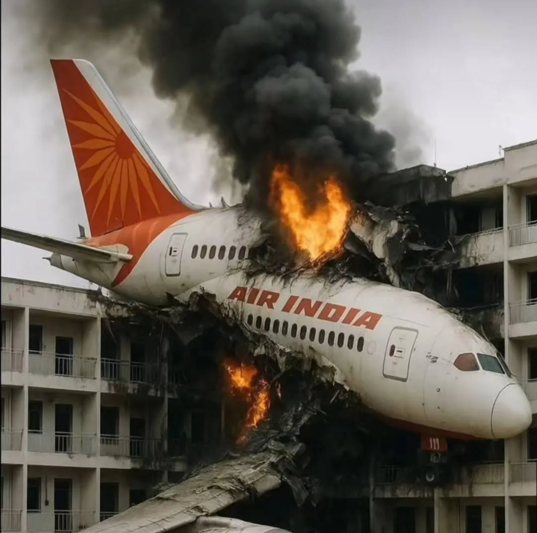 El Boeing 787-8 Dreamliner se fue a impactar a minutos de despegar de la India / Redes Sociales