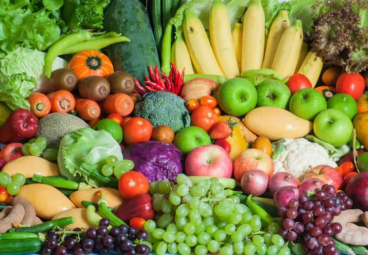 Las frutas y verduras también se vieron afectadas / FREEPIK