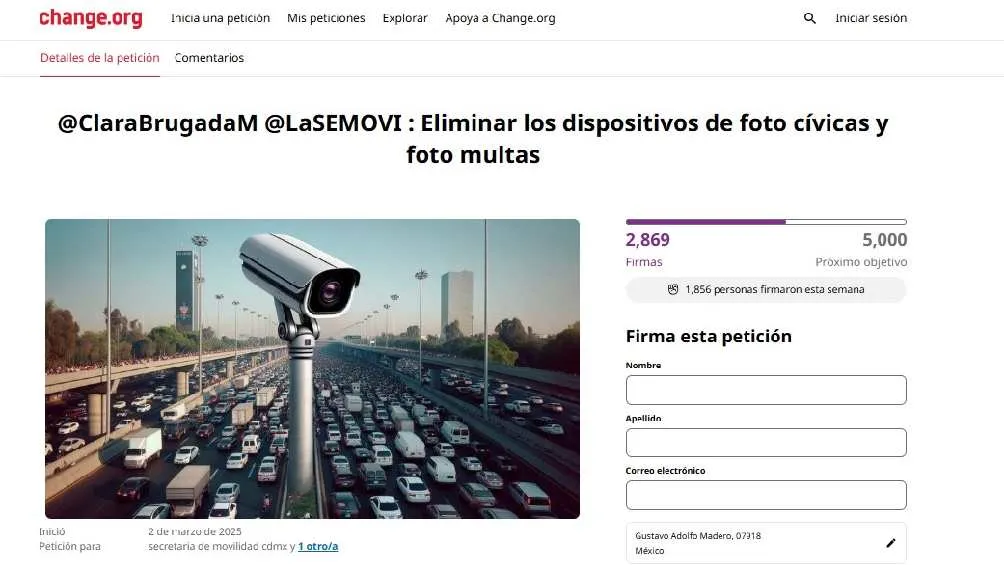 Se lanzó una iniciativa para que se eliminen los radares de velocidad/change.org