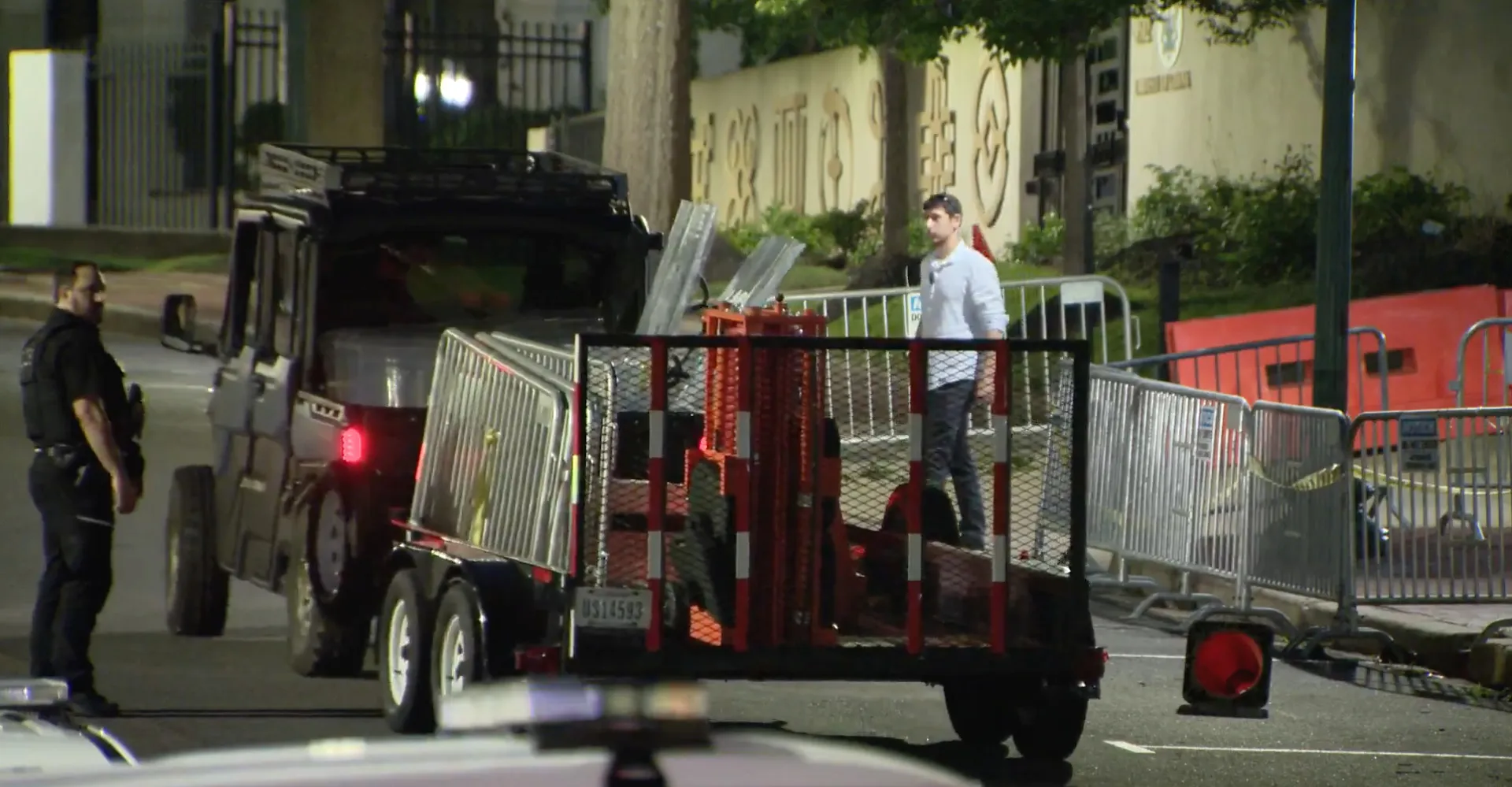 En Estados Unidos ya existe un dispositivo de seguridad en la Embajada de Israel / Redes Sociales