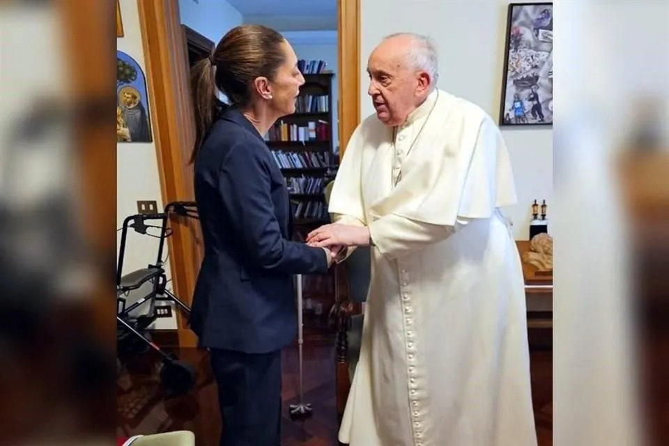 Claudia Sheinbaum espera que el Papa Francisco se recupere pronto / Redes Sociales