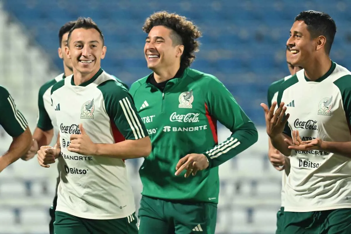Ochoa y Guardado con la Selección Mexicana