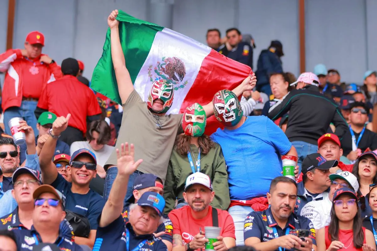 Afición en el Gran Premio de México