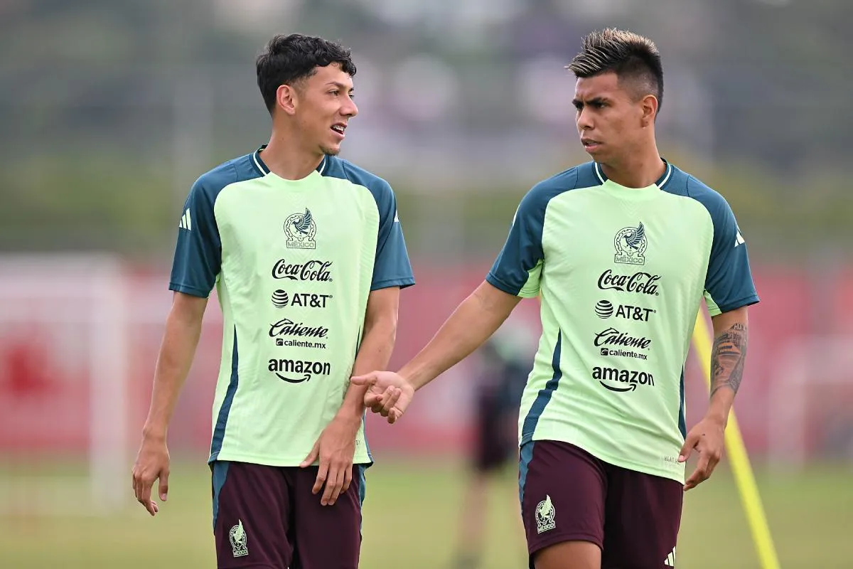 Jorge Ruvalcaba y Efraín Álvarez con la Selección Mexicana