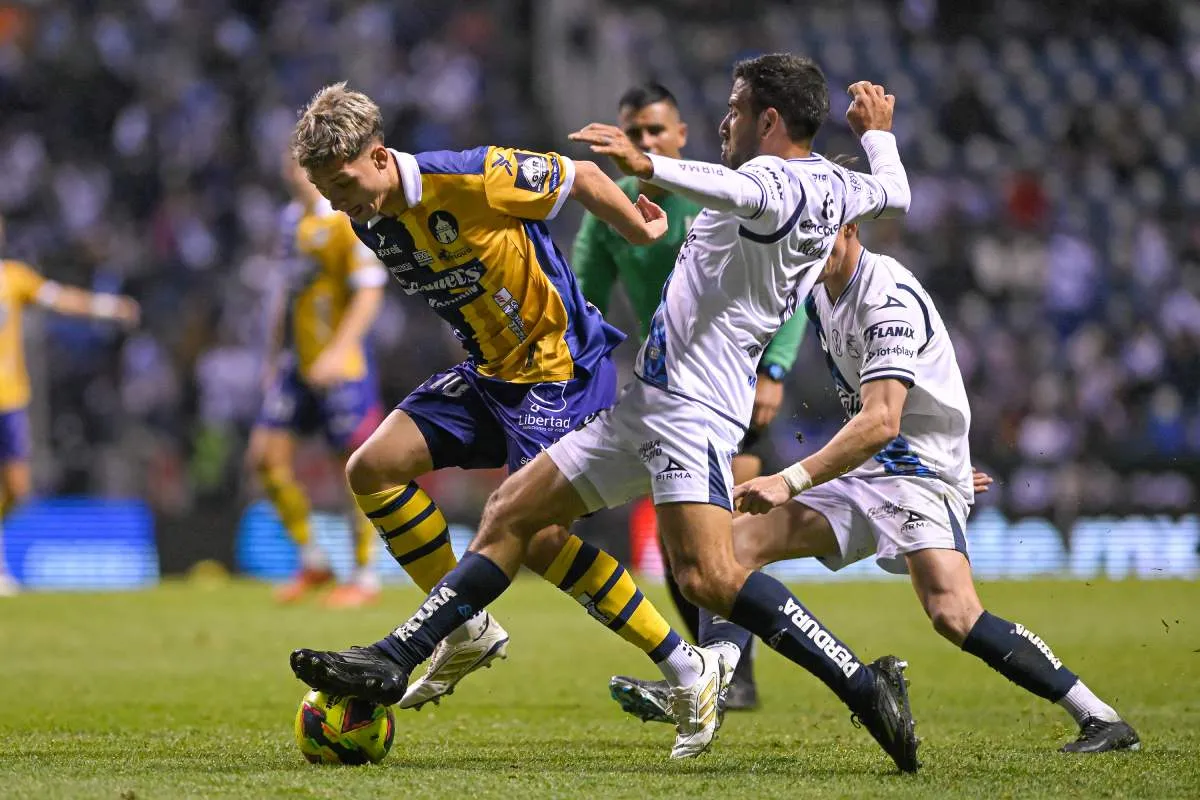 Atlético San Luis y Puebla en el partido de la Jornada 2