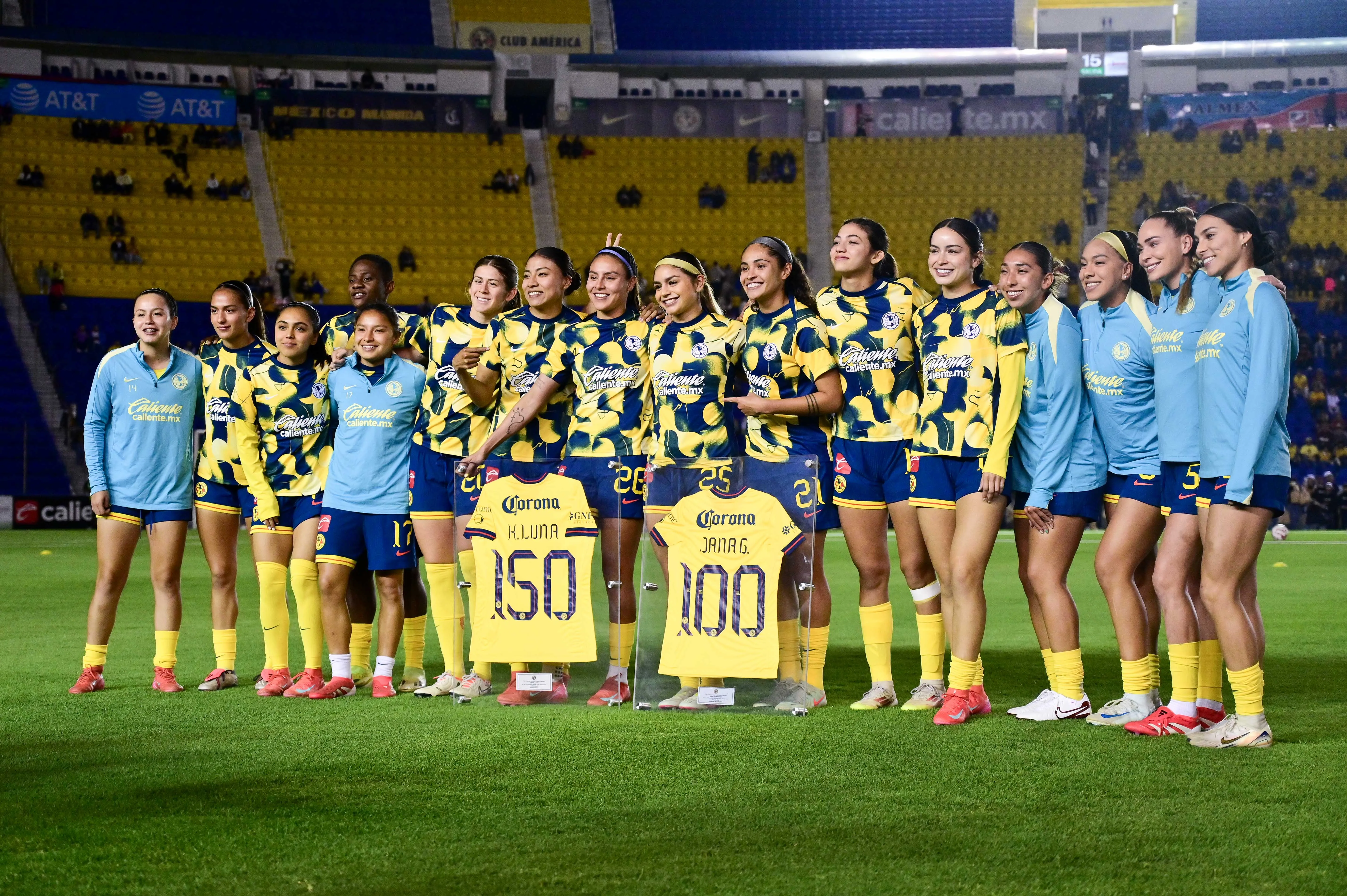 América realizó un homenaje a sus jugadoras