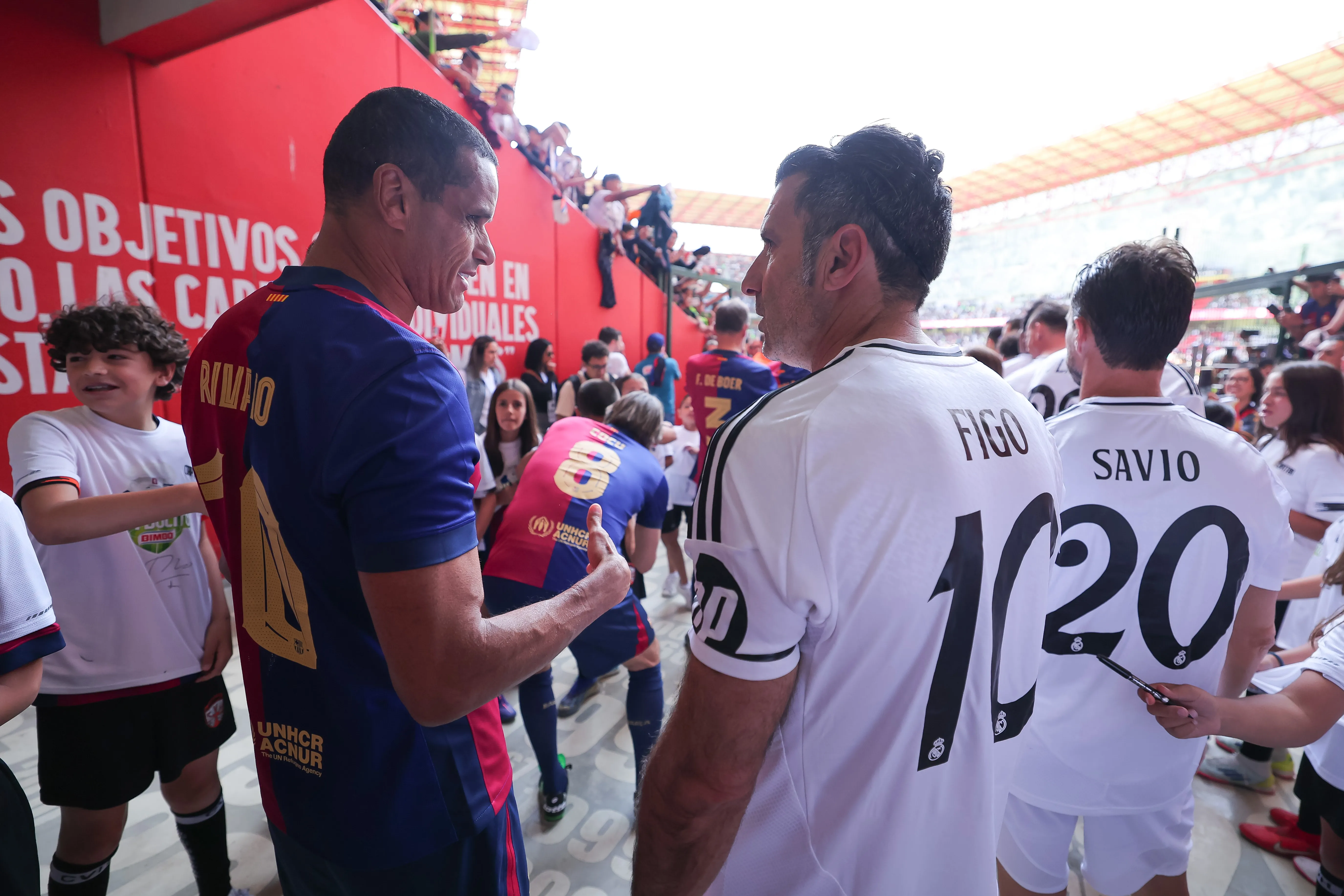 El partido de leyendas generó grandes expectativas