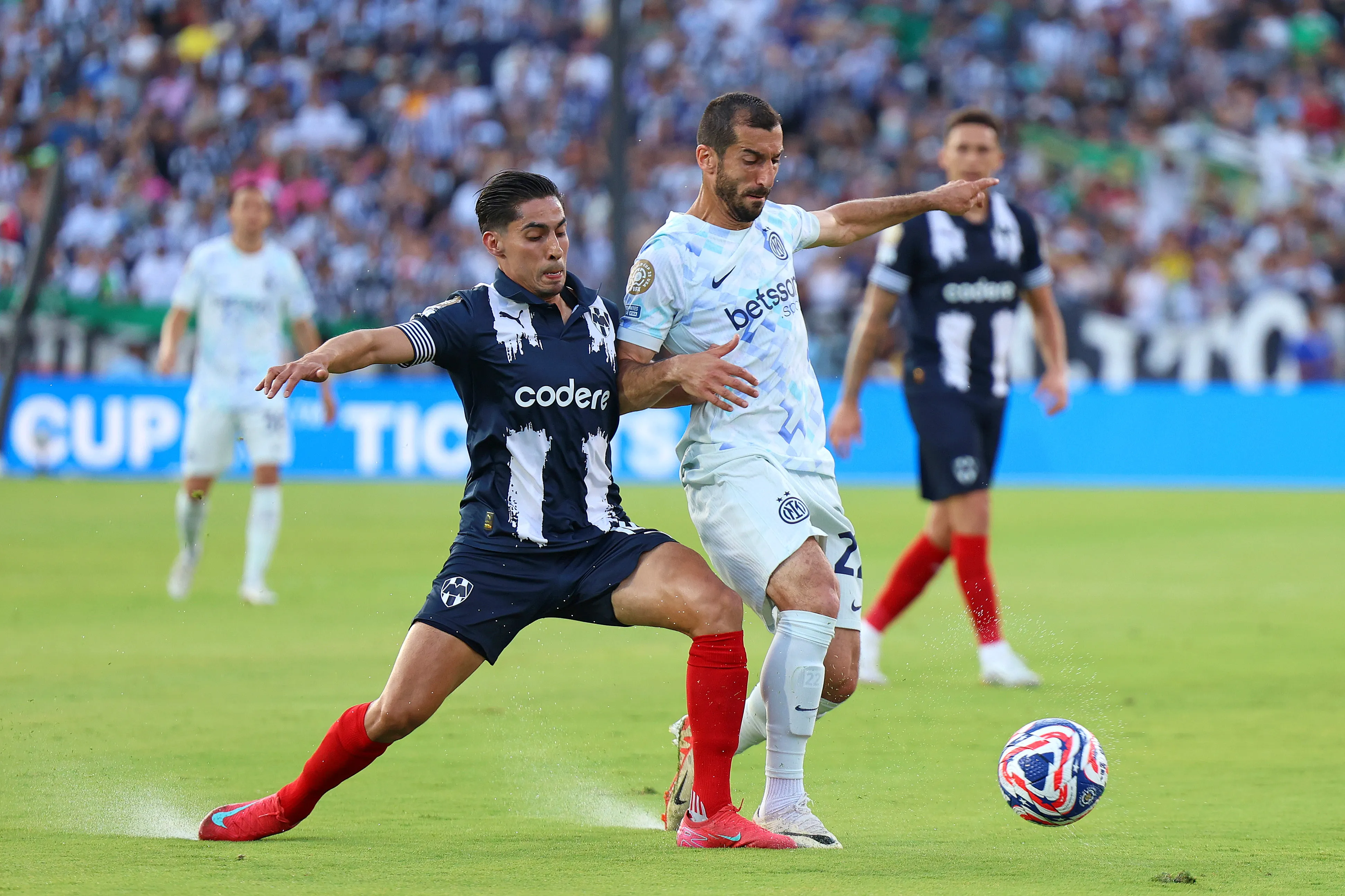 Rayados empató ante Inter en el arranque del Mundial de Clubes