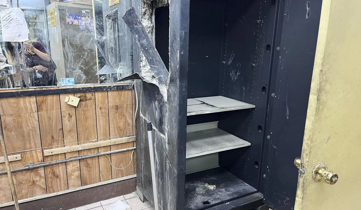 Los ladrones abrieron dos cajas fuertes / Redes Sociales