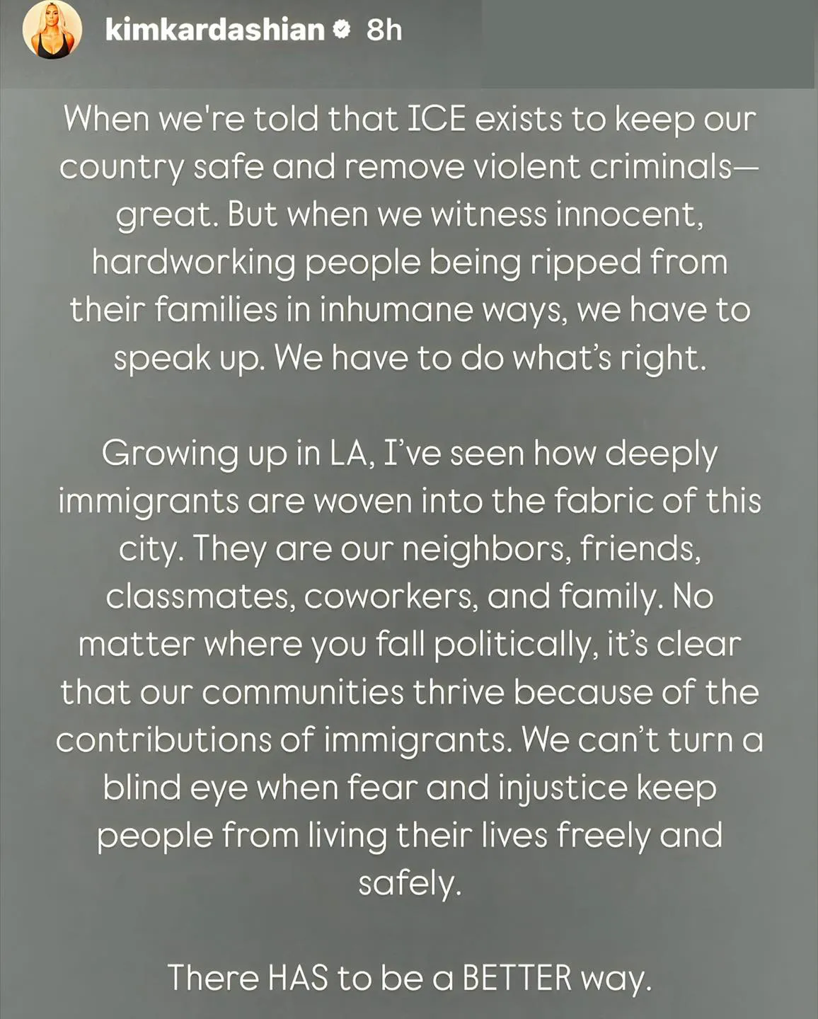 Este fue el mensaje que lanzó en sus redes sociales / IG:@kimkardashian