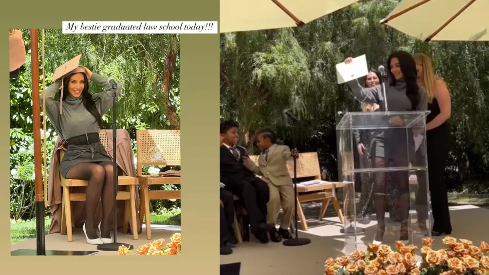 En una pequeña ceremonia presumió el término de sus estudios / Redes Sociales