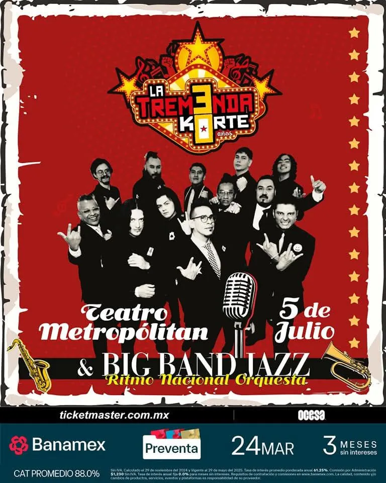 Todavía hay boletos en taquilla o el sistema Ticketmaster / Redes Sociales