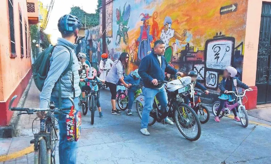 Rutas de bicis para menores serán guiadas por adultos / Gráfico