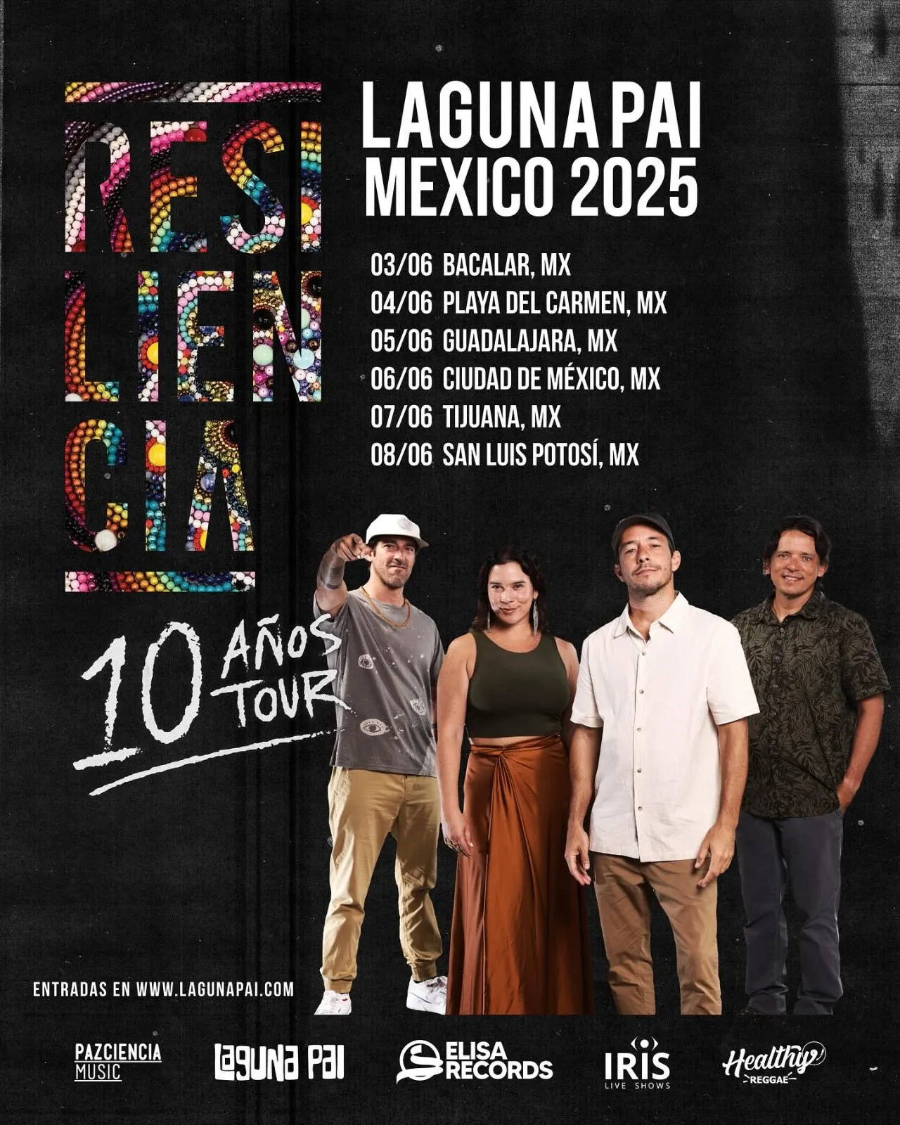 Laguna Pai estará en la CMDX el próximo 6 de junio / FB: @lagunapai.banda