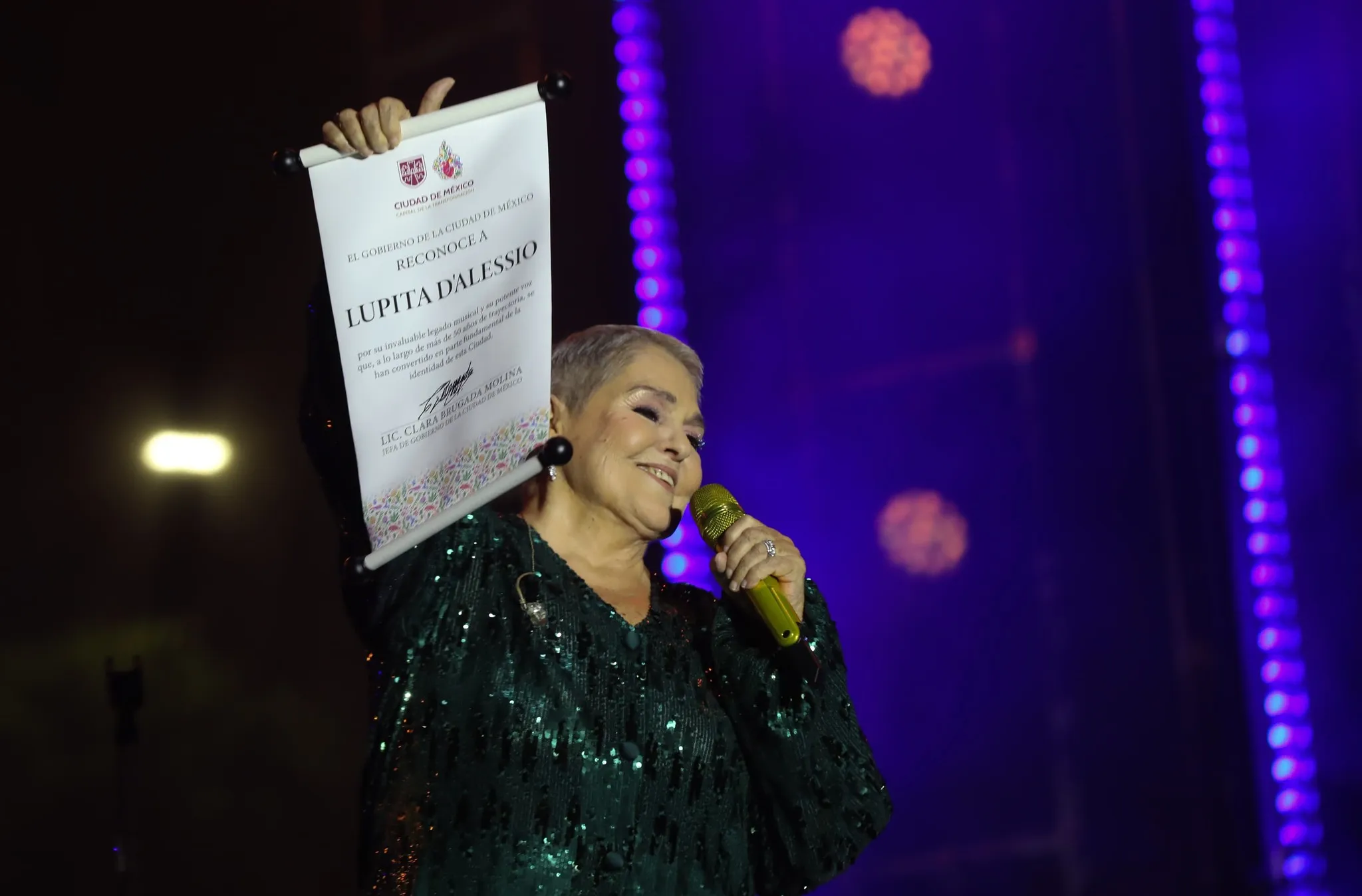 El concierto de Lupita D'Alessio costó 10.3 millones de pesos / Redes Sociales