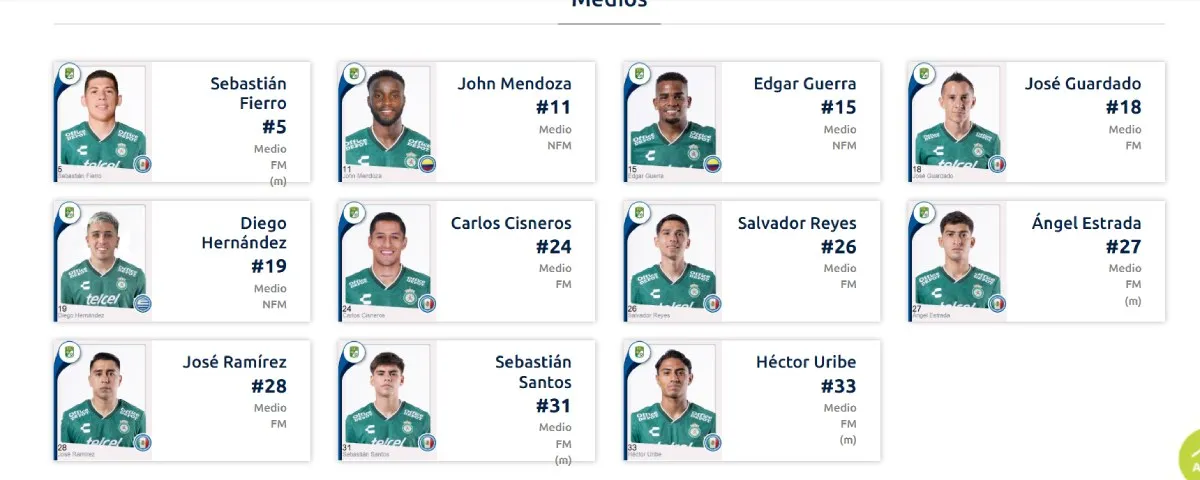 Registro León en la Liga MX para el Clausura 2025