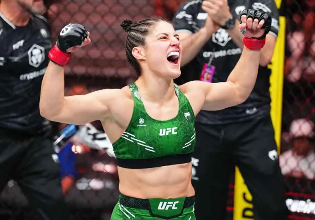 La peleadora hidrocálida tuvo un momento gracioso