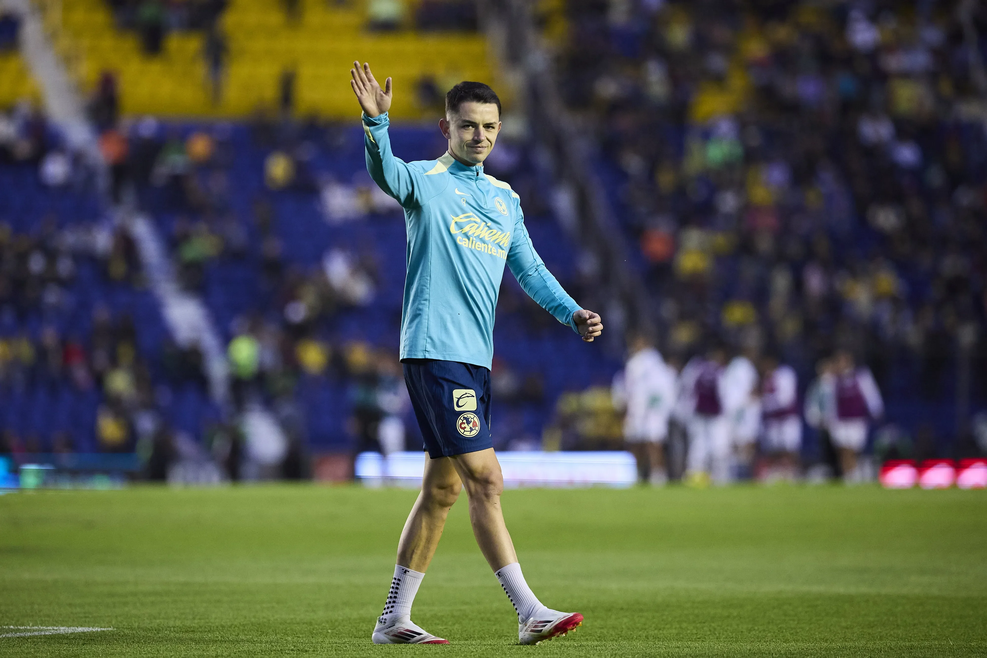 Fidalgo durante el calentamiento | MEXSPORT