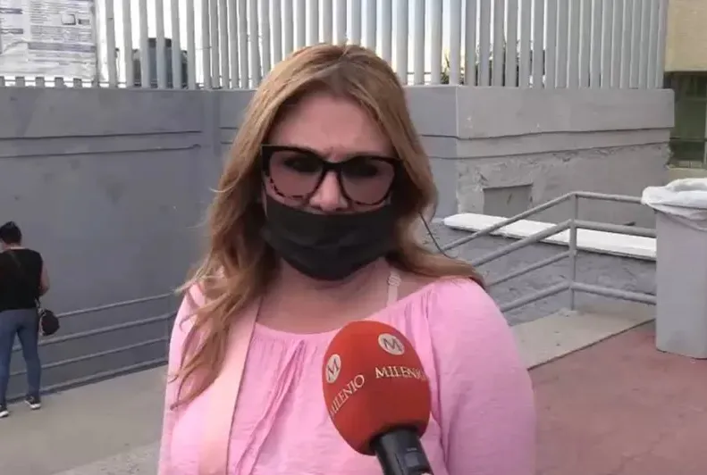 La mamá de Fofo fue entrevistada a su llegada al penal de Texcoco / Redes Sociales