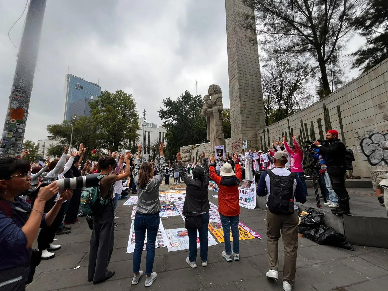La marcha comenzó desde el Monumento a la Madre / Redes Sociales