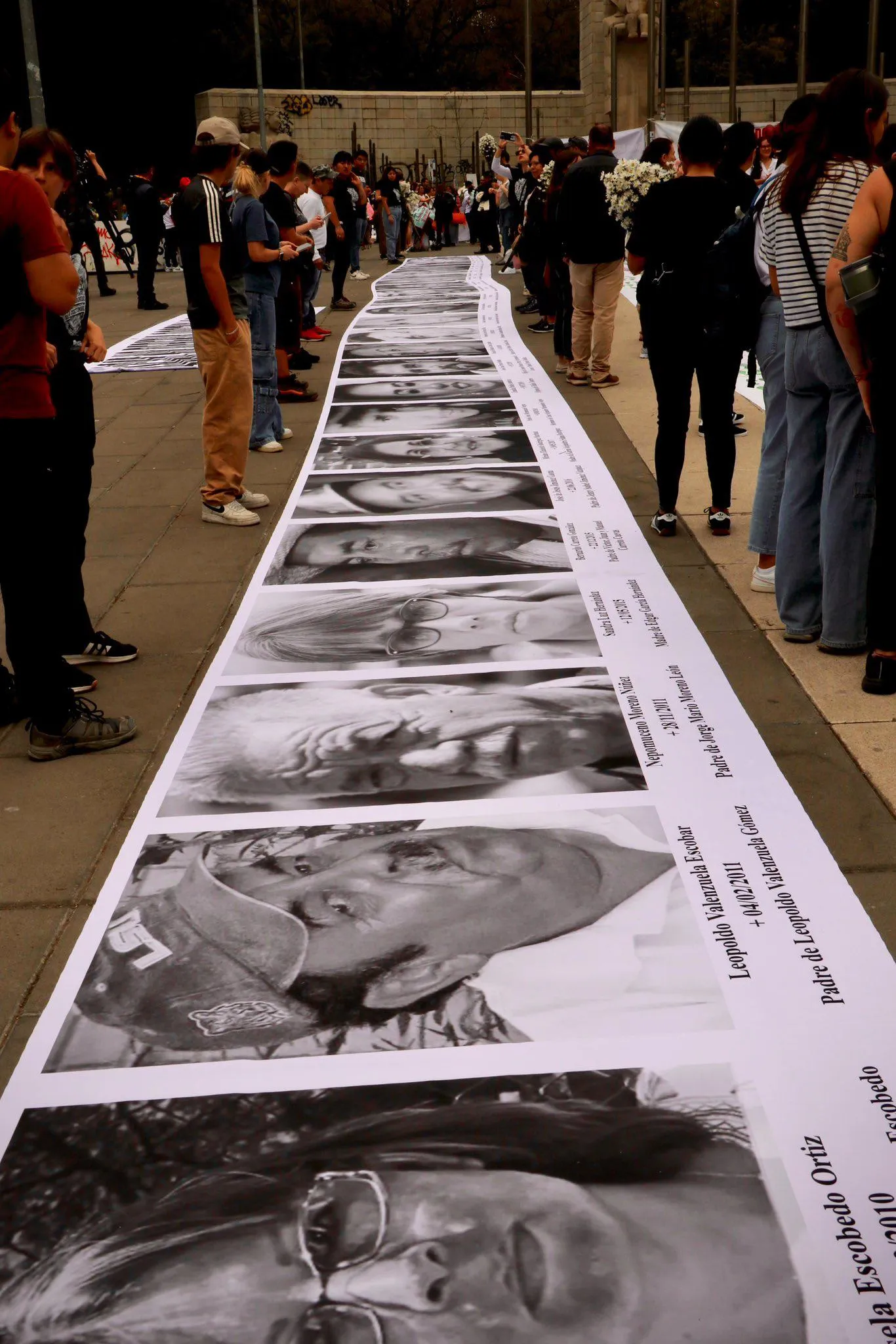 Las madres buscadoras mostraron los rostros de sus familiares desaparecidos / Redes Sociales