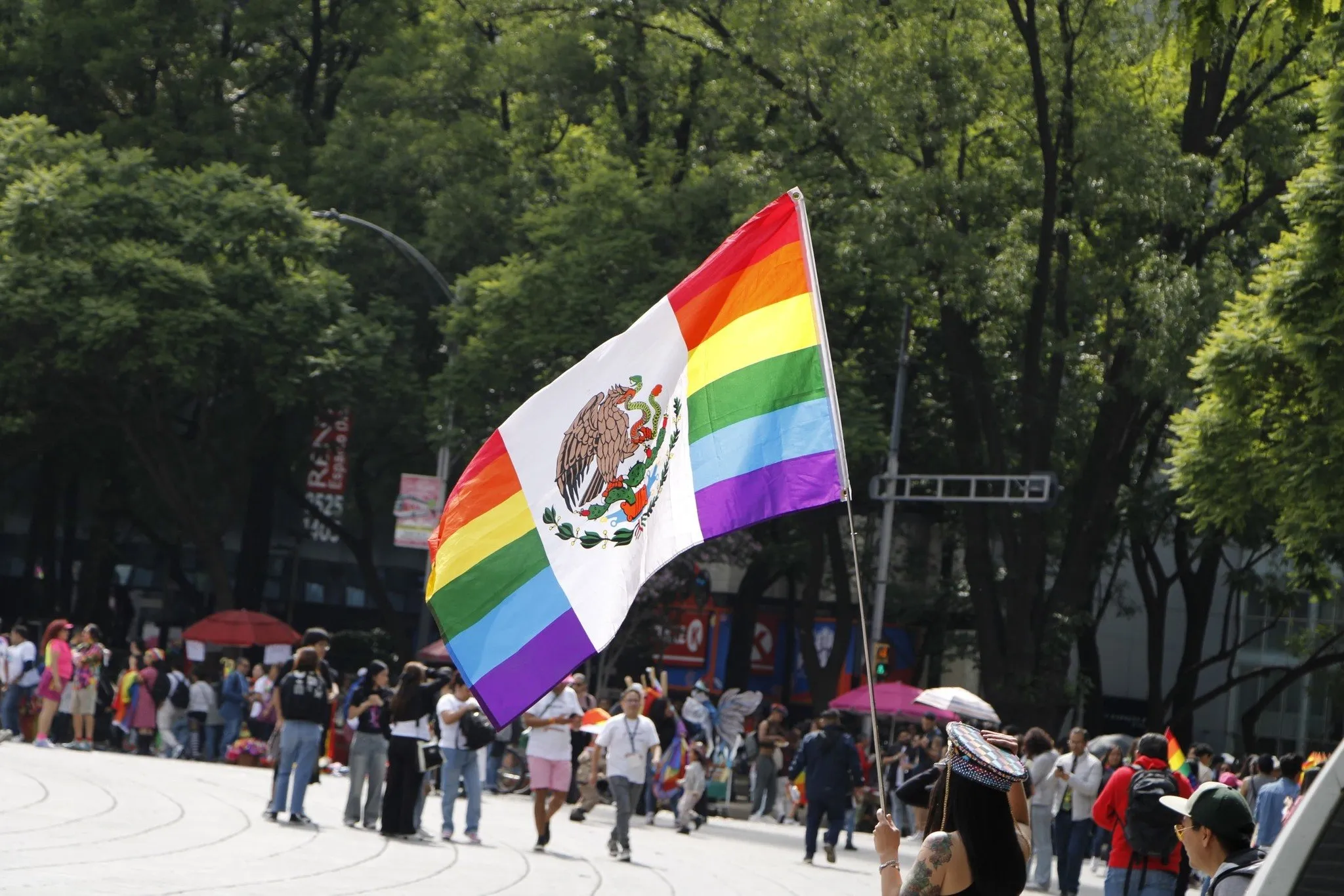 Los colores de la bandera gay lucen por todos lados / Especial