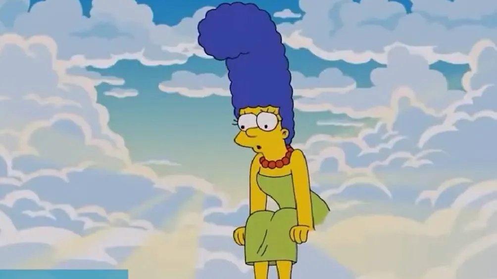 Hay una escena de Marge desde el cielo viendo a su familia/Fox