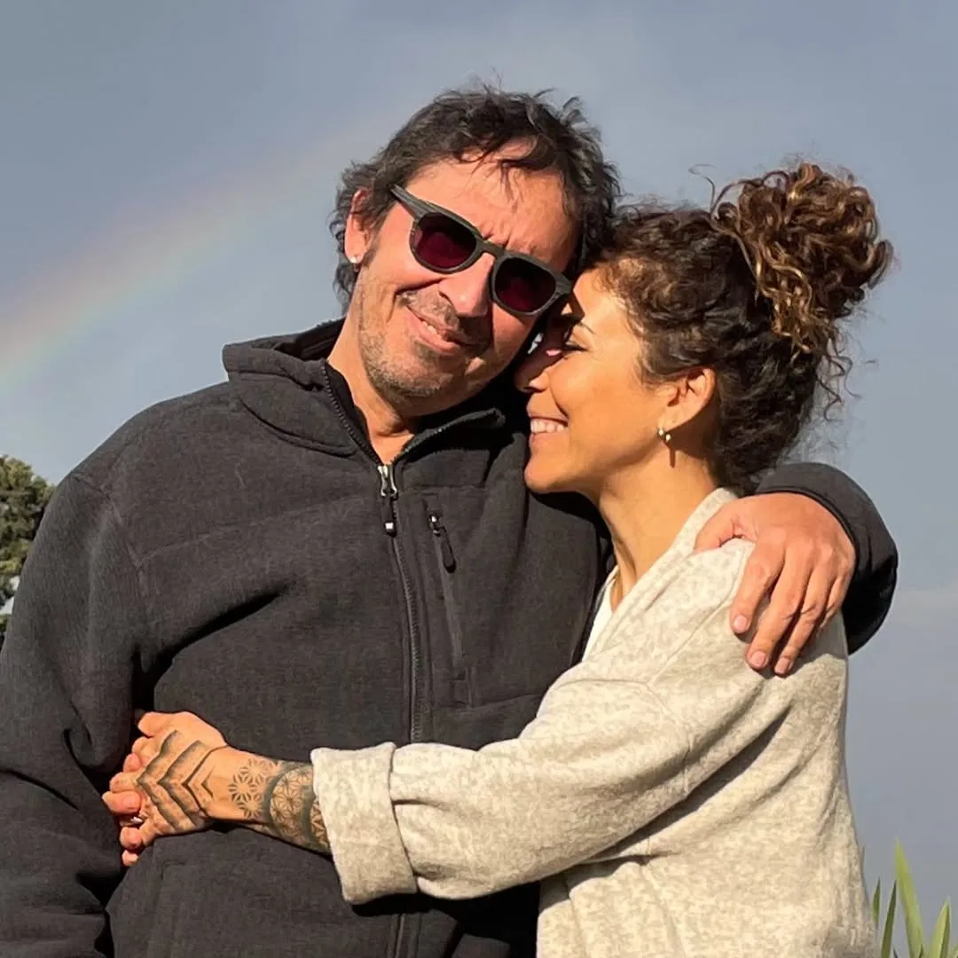 Vica Andrade fue su segunda esposa y con quien tuvo dos hijas / Redes Sociales