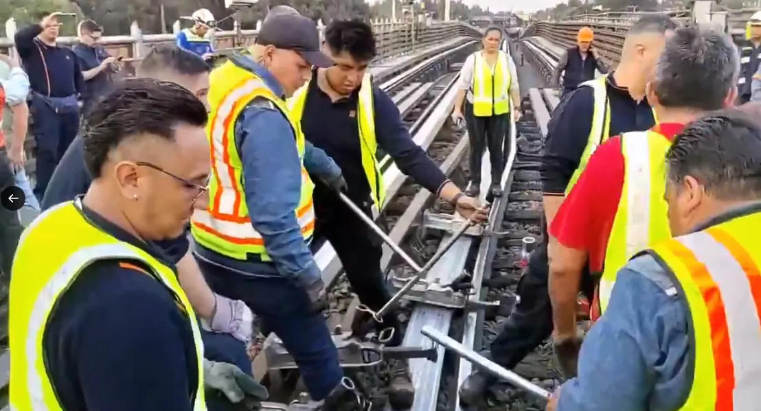 Un desperfecto en las vías suspendió el servicio en la Línea B / Redes Sociales