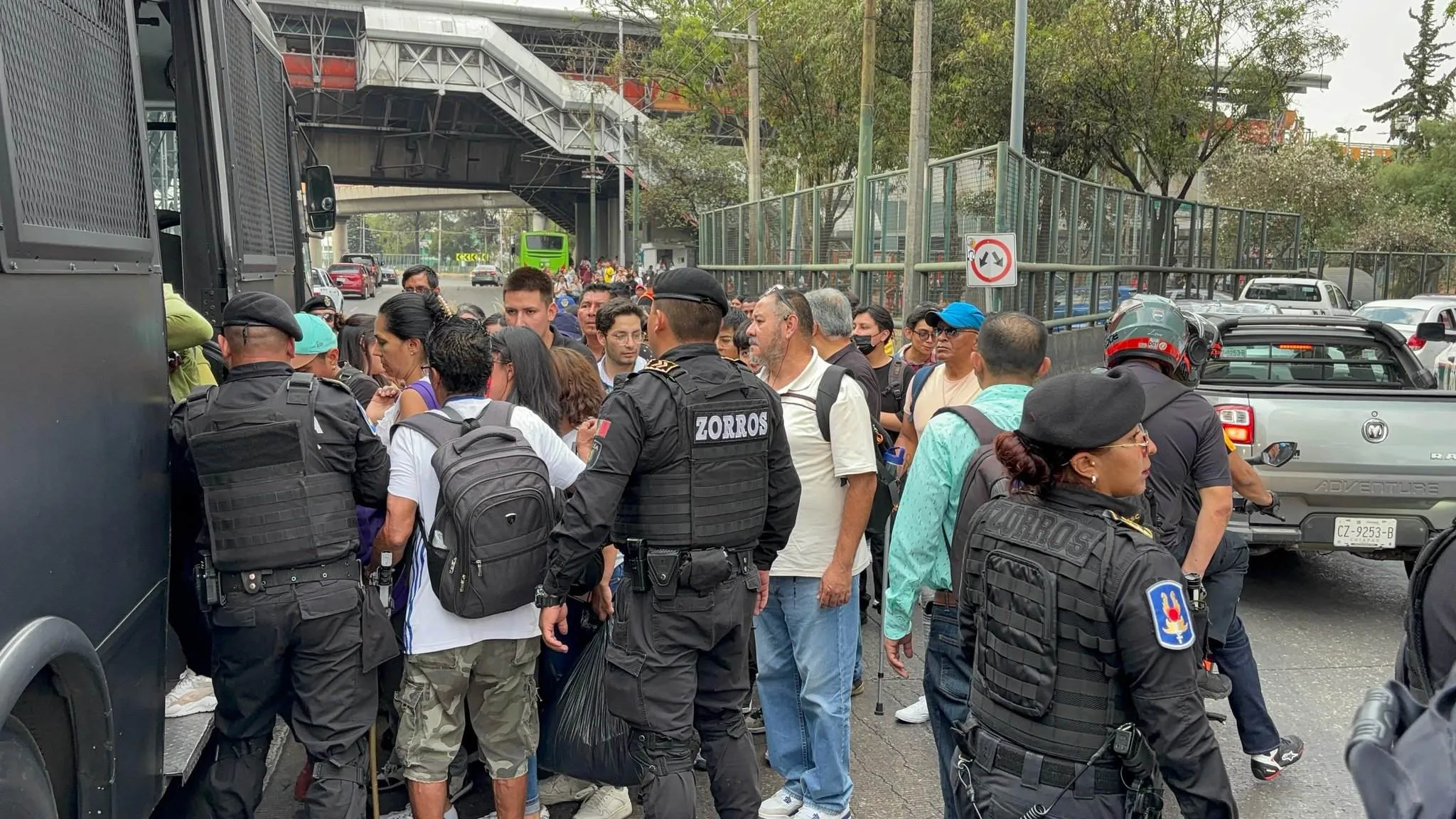 Personal de la SSC está brindando apoyo a los usuarios / Redes Sociales