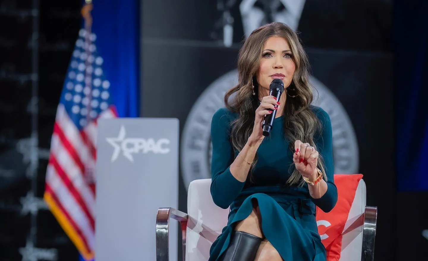 La secretaria de Seguridad Nacional, Kristi Noem, informó sobre la detención del mexicano / Redes Sociales