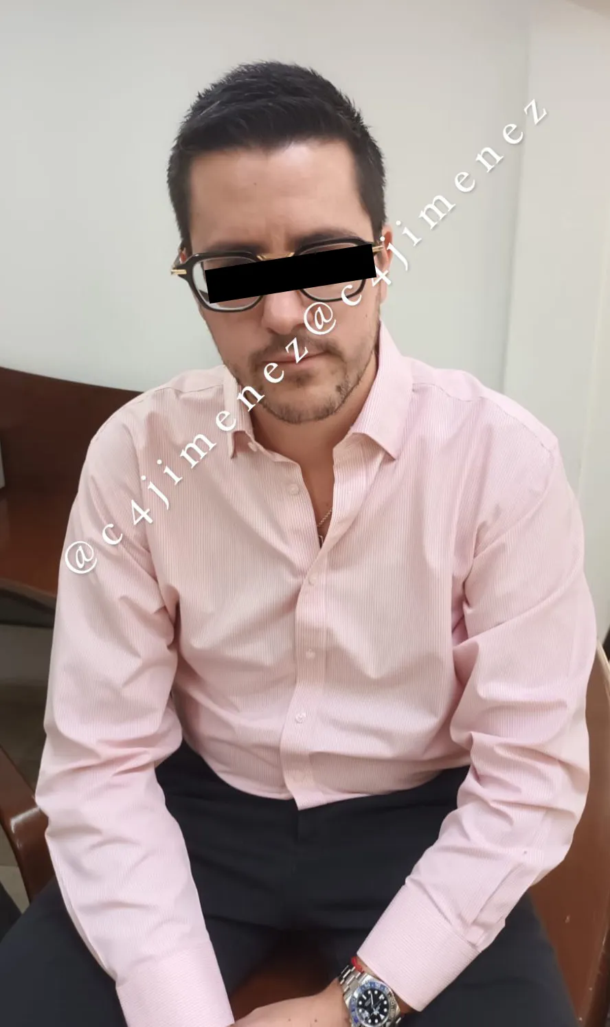 Juan Carlos 'N' fue detenido en Polanco dentro de la CDMX / Redes Sociales