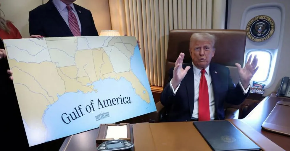 Donald Trump rebautizó al Golfo de México como de América / Redes Sociales