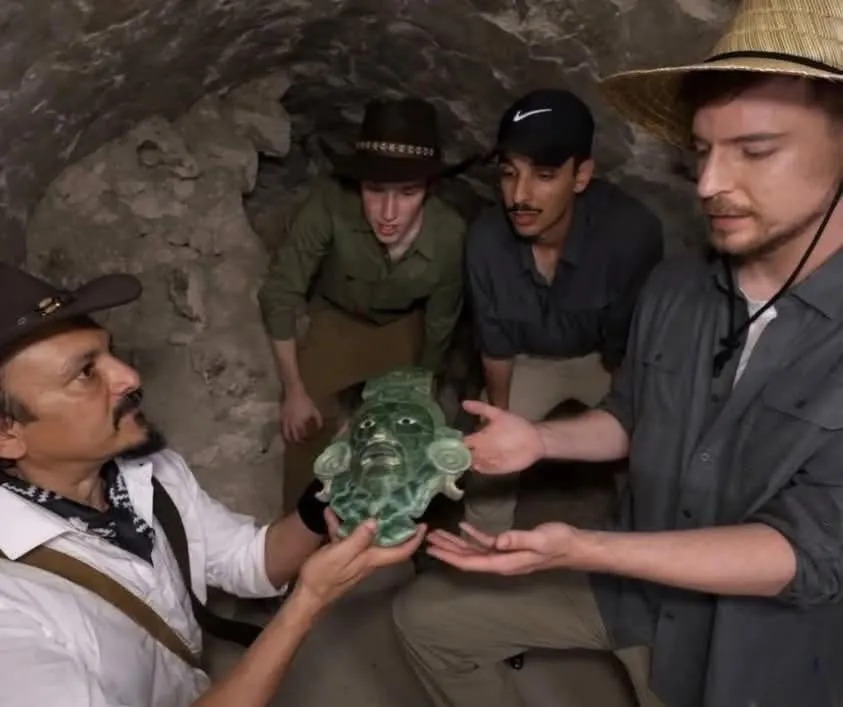 Se investigará si Mr. Beast violó alguna ley sobre zonas arqueológicas / Redes Sociales