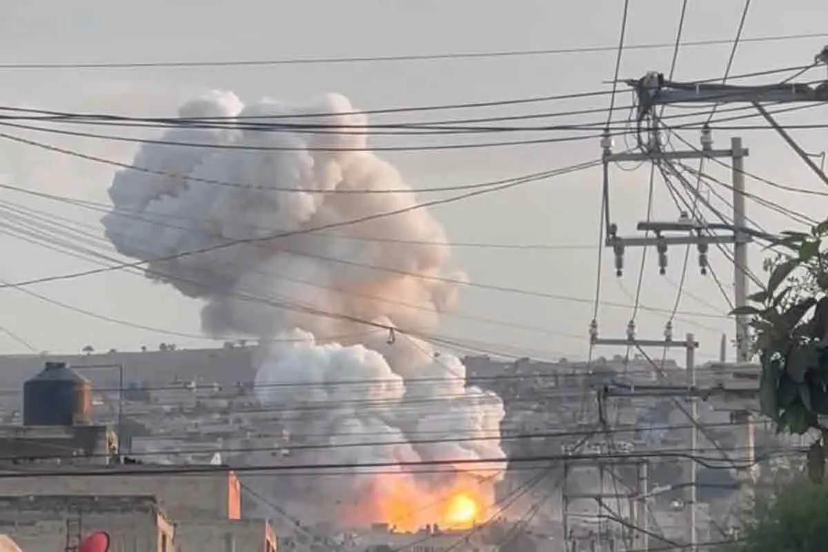 La explosición del polvorín clandestino pudo ser ocasionado por la acumulación de gas / Redes Sociales