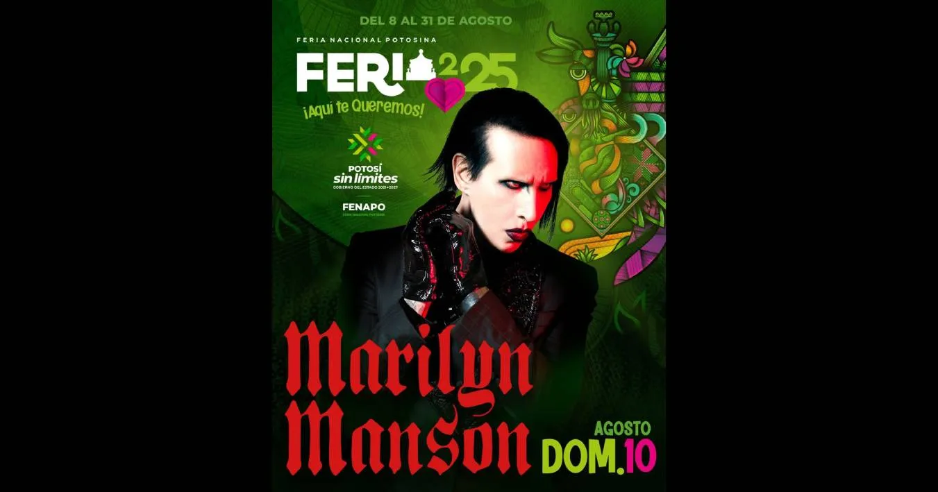 Hasta ahora se mantiene firme la presentación de Manson en San Luis Potosí/IG: @teatro_del_pueblo_fenapo_slp