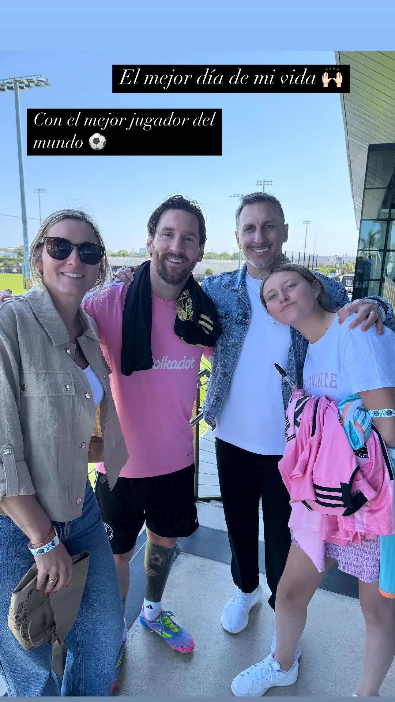 Messi convivió con la familia de Chaco Giménez