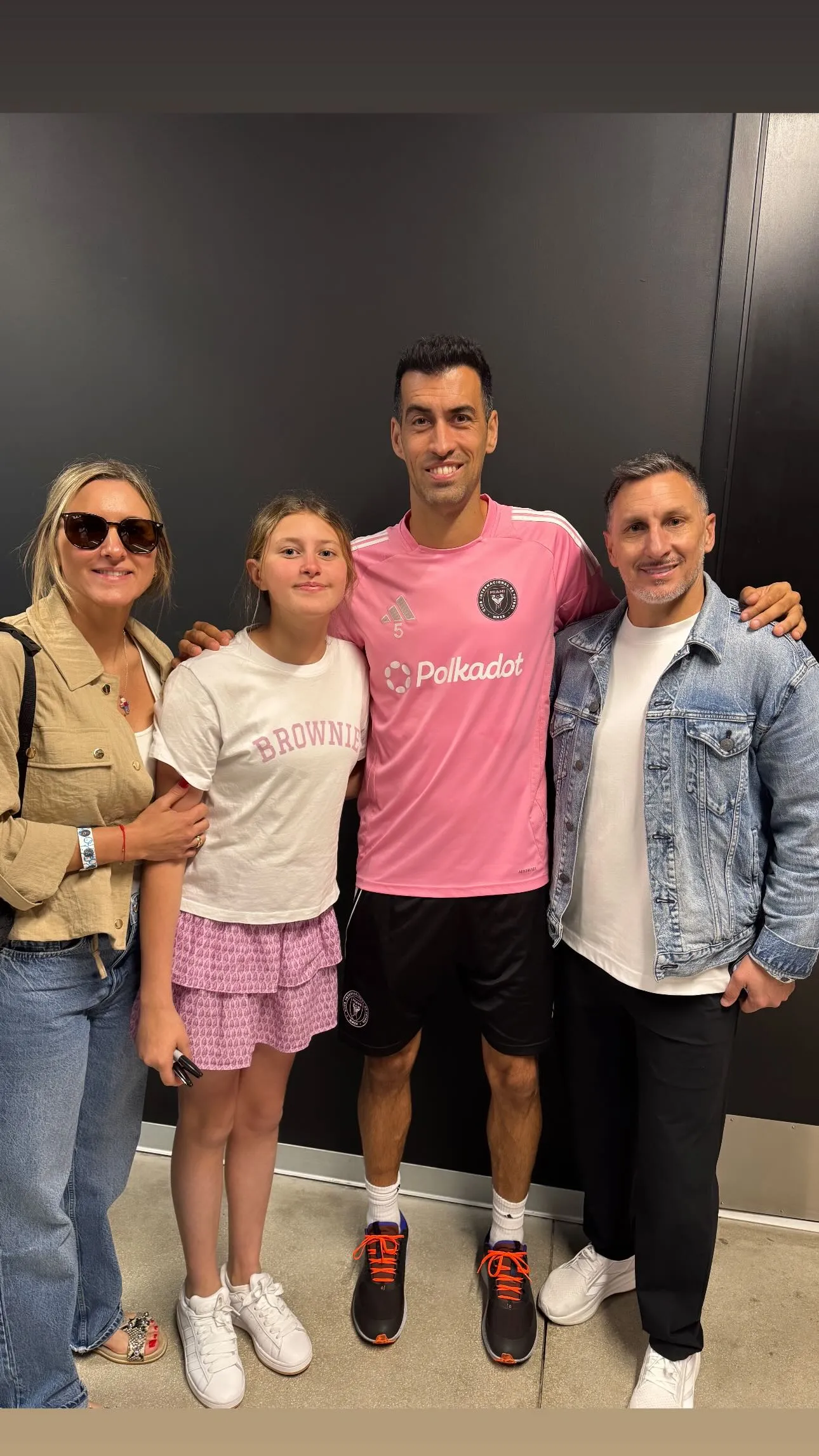 La familia Giménez convivió con los jugadores de Miami