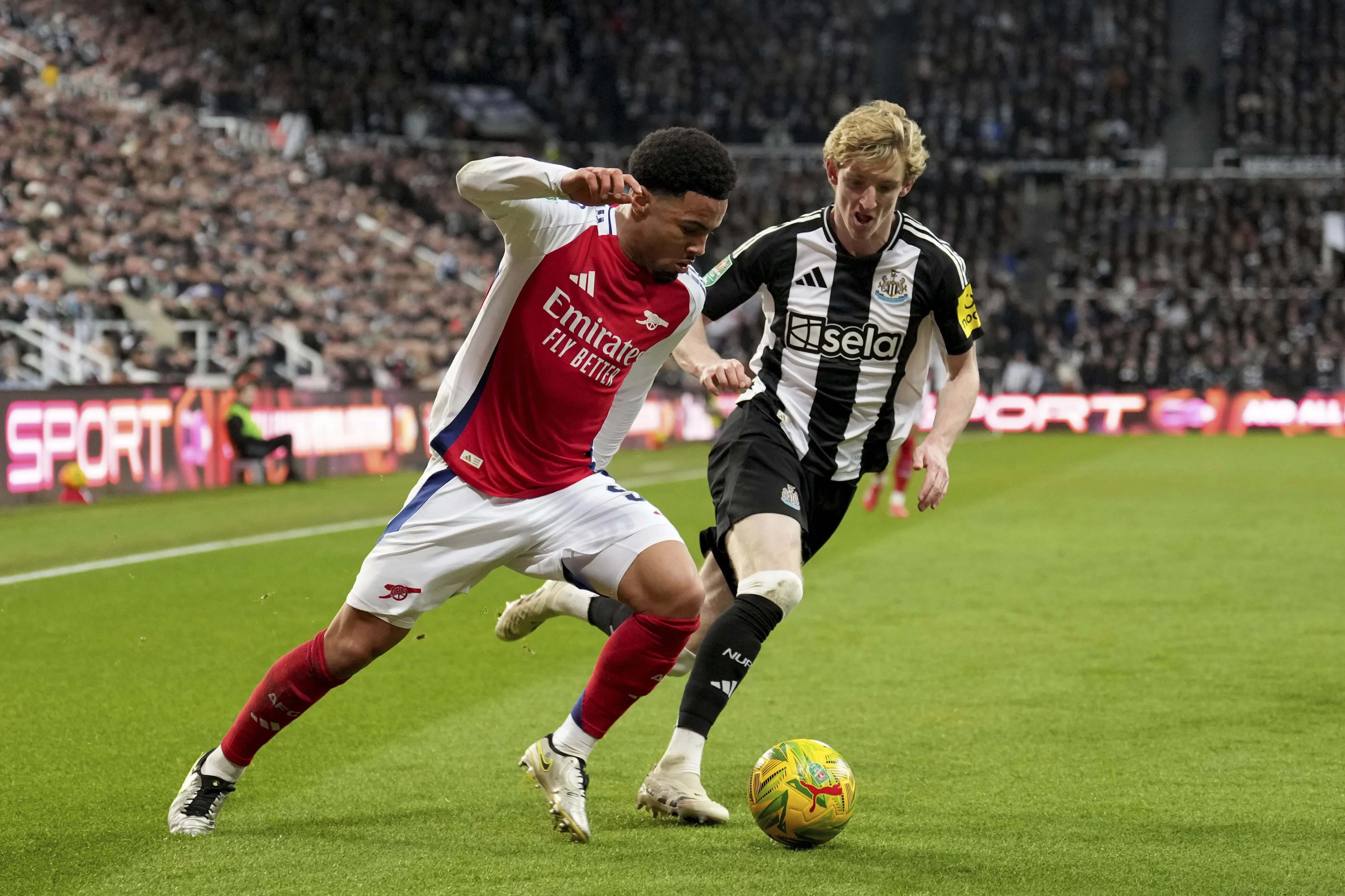 Imágenes del Newcastle vs Arsenal en la Carabao | AP