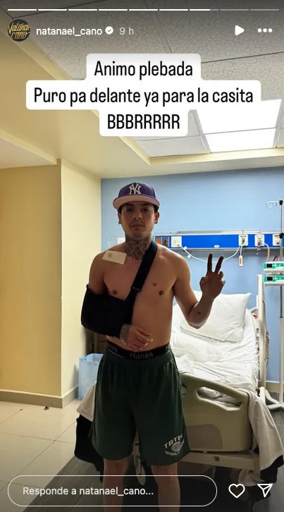 El cantante ya se encuentra en casa recuperándose / IG: @natanael_cano