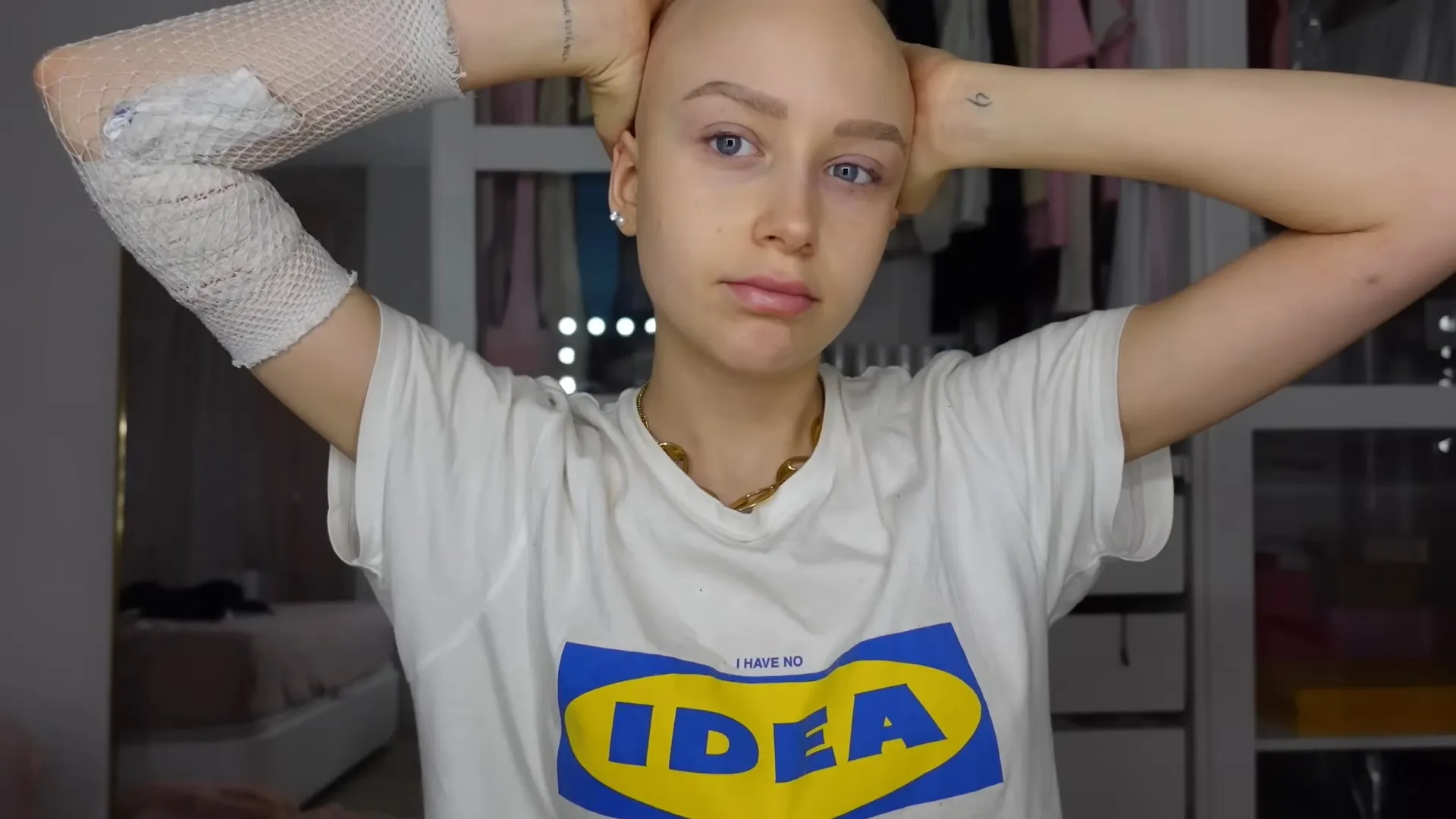 La influencer mostró cómo fue su última quimioterapia / Redes Sociales