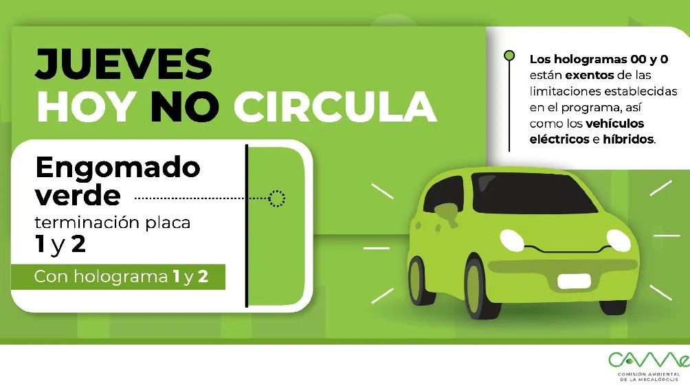 En caso de que un vehículo circule el día que no le toca, puedes ser acreedor a una multa que va de 20 a 30 UMAs/CAMe