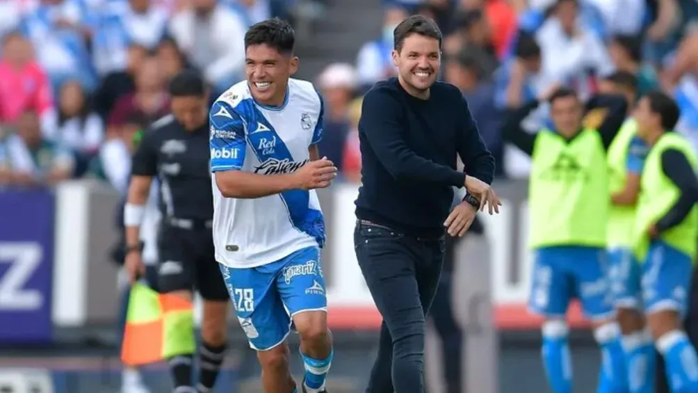Larcamón en su etapa con Puebla | MEXSPORT